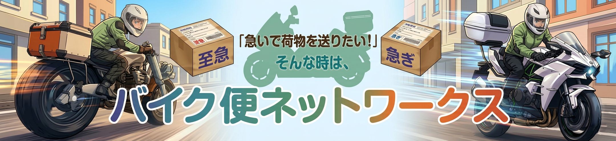 早い！安心！確実の「千葉のバイク便」にお任せ！！