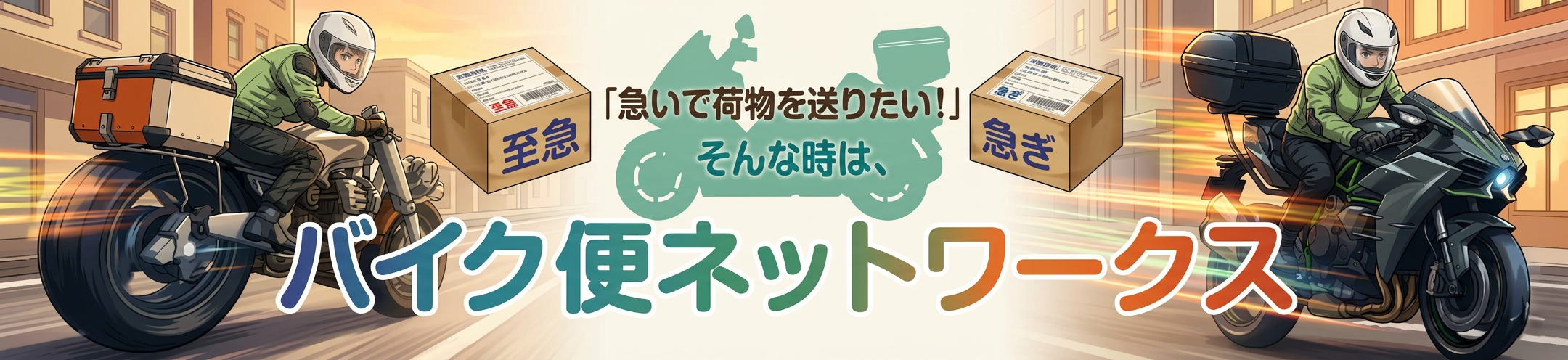 早い！安心！確実の「千葉のバイク便」にお任せ！！